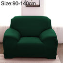 Sofa All-inclusive Universal Set Sofa Full Cover Add One Piece of Pillow Case, Size:Single Seater(90-140cm)(Dark Green)