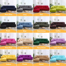 Sofa All-inclusive Universal Set Sofa Full Cover Add One Piece of Pillow Case, Size:Three Seater(190-230cm)(Dark Blue)
