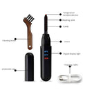 Digital Display Electric Eyelashes Electric Hot Curling Eyelashes Beauty Tools(Black)