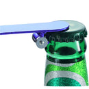 Scooter Beer Bottle Opener with Keychain Pendant Multifunctional Small Toy, Color:Black Rope + Black Skateboard