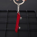 Scooter Beer Bottle Opener with Keychain Pendant Multifunctional Small Toy, Color:Black Rope + Black Skateboard