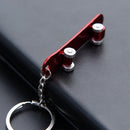 Scooter Beer Bottle Opener with Keychain Pendant Multifunctional Small Toy, Color:Black Rope + Black Skateboard