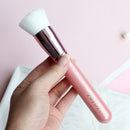 MMZ Cat Claw Loose Powder Multi-function Makeup Brush Fiber Hair Makeup Tool(Pink Long Handle)