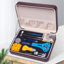 143 in 1 Watch Remover Watch Repair Tool PU Storage Bag Set(Brown)