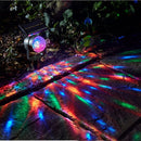 Solar Rotating Colorful Projection Lamp Outdoor Grass Light Garden Light