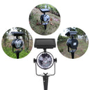 Solar Rotating Colorful Projection Lamp Outdoor Grass Light Garden Light