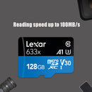 Lexar 633x 128GB High-speed Driving Recorder Dedicated TF Card Mobile Phone Memory Card