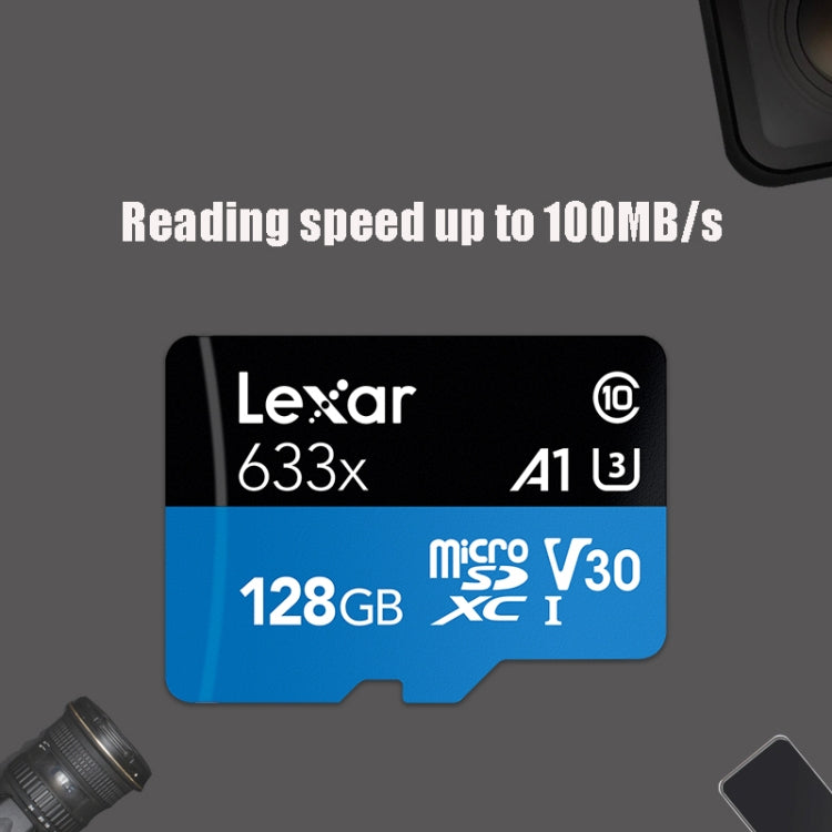Lexar 633x 128GB High-speed Driving Recorder Dedicated TF Card Mobile Phone Memory Card