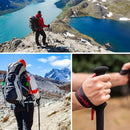 Naturehike External Lock Telescopic Ultra-light Carbon Trekking Cane Outdoor Climbing Equipment(Early Snow White)