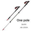 Naturehike External Lock Telescopic Ultra-light Carbon Trekking Cane Outdoor Climbing Equipment(Starry Black)