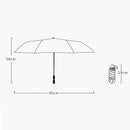 Sunny and Rainy Sunscreen and UV Protection Cute Folding Mini Sun Umbrella, Style:Five Fold(Black)