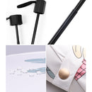 Sunny and Rainy Sunscreen and UV Protection Cute Folding Mini Sun Umbrella, Style:Five Fold(Black)