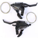 2 PCS / Pair Mountain Bike Conjoined Finger Dial 7/8/21/24 Speed Transmission