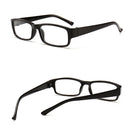 Suyan Artifact Plain Glass Spectacles Light Frame Glasses(Black)