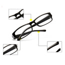 Suyan Artifact Plain Glass Spectacles Light Frame Glasses(Black)