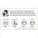 Suyan Artifact Plain Glass Spectacles Light Frame Glasses(Black)