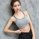 Seamless Mesh Without Rim Sports Bra, Size:One Size(Black)