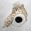 Small Floral Cotton Shirt Collar Jacket Decorative Fake Collar, Size:One Size(Floral on White)