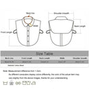 Small Floral Cotton Shirt Collar Jacket Decorative Fake Collar, Size:One Size(Floral on White)