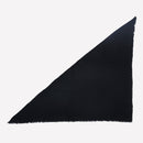 Spring Winter Knit Warm Solid Color Imitation Cashmere Triangle Scarf Shawl(Grey)