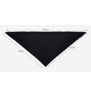 Spring Winter Knit Warm Solid Color Imitation Cashmere Triangle Scarf Shawl(Grey)