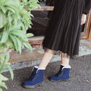 Ladies Cotton Shoes Plus Velvet Snow Boots, Size:35(Blue)