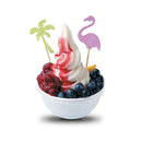 25 PCS / 5 Packs Holiday Theme Party Cake Dessert Table Decoration Inserted Card