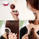 10 PCS Travel Portable Folding Massage Mirror Comb(Yellow)