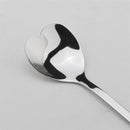 2 PCS Stainless Steel Spoon Portable Metal Coffee Teaspoon Creative Love Heart Shaped Wedding Party Gift Dinnerware, Color:Gold Single Hole Love