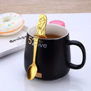 Creative Coffee Spoon Mermaid Shape Handle Spoons Flatware Drinking Tools, Color:Symphony
