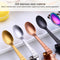 Creative Coffee Spoon Mermaid Shape Handle Spoons Flatware Drinking Tools, Color:True Color