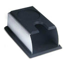 Stainless Steel Silicone Espresso Coffee Tamper Stand Barista Tool Powder Pad Hammer Pad(Black)