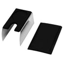 Stainless Steel Silicone Espresso Coffee Tamper Stand Barista Tool Powder Pad Hammer Pad(Black)