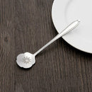 3 PCS Stainless Steel Household Creative Flower Spoon Coffee Stirring Spoon, Style:Plum Flower Spoon