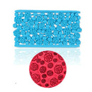 2 PCS Cake Fondant Tool Heart Shaped Diamond Texture Plaid Overpass Quyi Seal Printing Mould(Size Flower Cut Mold 56003)