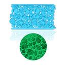 2 PCS Cake Fondant Tool Heart Shaped Diamond Texture Plaid Overpass Quyi Seal Printing Mould(Leaf Cut Mold 56004)
