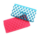 2 PCS Cake Fondant Tool Heart Shaped Diamond Texture Plaid Overpass Quyi Seal Printing Mould(Lips 54109)