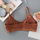 Hollow Out Breathable Ultra-Thin Comfortable Women Cotton Bras, Size:One Size(Black)