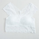 Lace Tube Top Push Up Bandeau Top Underwear Lingerie Women, Size:One Size(White)