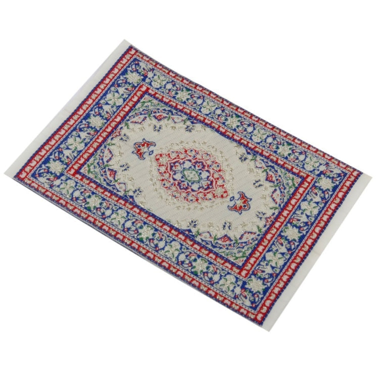 3 PCS Doll House Toy Miniature Woven Carpet