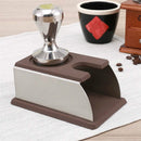Stainless Steel Solid Wood Handle Integrated Coffee Powder, Specification:58mm, Color:Stainless Steel Detachable Handle
