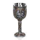 3D Viking Skull Coffee Beer Mug Skull Mug Beer Wine Drink Gift Stainless Steel Knight Decorative Cup for Men Goblet