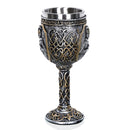 3D Viking Skull Coffee Beer Mug Skull Mug Beer Wine Drink Gift Stainless Steel Knight Decorative Cup for Men Goblet
