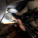 2 PCS Mini Pocket Keychain Light LED White Light Keyring Outdoor Flashlight