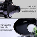 Multifunction Home Manual Juicer Apple Orange Wheatgrass Portable DIY Juicer(White)