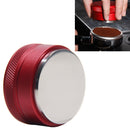 Macaron Stainless Steel Coffee Powder Flat Powder Filling Device, Specification:Flat(Red)