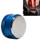 Macaron Stainless Steel Coffee Powder Flat Powder Filling Device, Specification:Flat(Blue)
