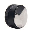 Macaron Stainless Steel Coffee Powder Flat Powder Filling Device, Specification:Three Pulp(Black)