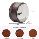 Macaron Stainless Steel Coffee Powder Flat Powder Filling Device, Specification:Three Pulp(Blue)