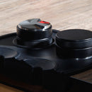 Macaron Stainless Steel Coffee Powder Flat Powder Filling Device, Specification:Three Pulp(Coffee)